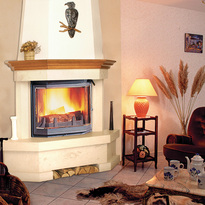Róma - Rustic fireplace cover