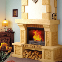 Vajdahunyad - Rustic fireplace cover