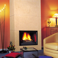 Tower - Modern fireplace cover