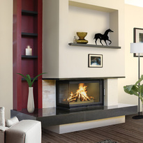 Titán - Modern fireplace cover